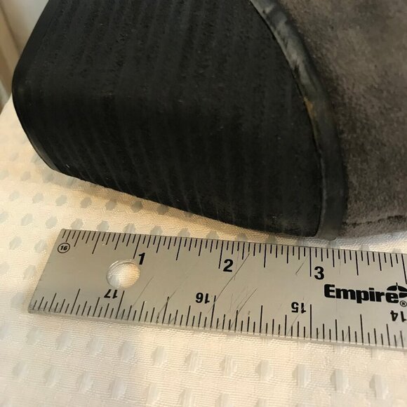 MIDNIGHT PENNY GREY SUEDE BOOTS SIZE 7.5 NEW - Picture 4 of 8